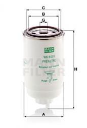 Fuel filter MANN-FILTER (WK 842/6) 