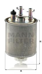Fuel filter MANN-FILTER (WK 9022), RENAULT, Kangoo/Grand Kangoo, Kangoo Be Bop, Laguna Coupe, Laguna III, Laguna III Grandtour, Twingo II, Latitude 