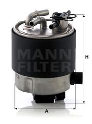 Kraftstofffilter MANN-FILTER (WK 9026), NISSAN, NV200/Evalia Bus, Qashqai +2 I, NV200 Evalia 