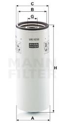 Kraftstofffilter MANN-FILTER (WK 9058) 