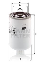 Filtre à carburant MANN-FILTER (WK 9165 x) 