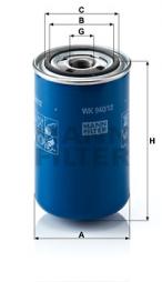 Fuel filter MANN-FILTER (WK 940/12) 