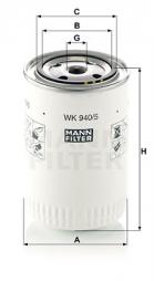 Kraftstofffilter MANN-FILTER (WK 940/5) 