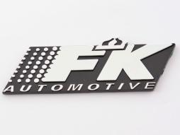 Aufkleber Chrom 3D Autoaufkleber 3D FK Automotive Logo chrom 