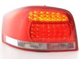 Led taillights Audi A3 type 8P 03-07 clear / red 