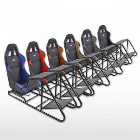 FK Gamesitz Spielsitz Rennsimulator eGaming Seats Estoril Kunstleder, besonders geeignet für Kinder 