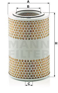 Luftfilter MANN-FILTER (C 15 124/4) 