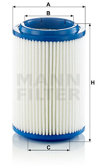 Air Filter MANN-FILTER (C 16 006) 