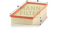 Luftfilter MANN-FILTER (C 39 219), AUDI, PORSCHE, VW, Q7, Cayenne, Touareg 
