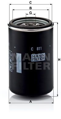 Air Filter MANN-FILTER (C 811) 