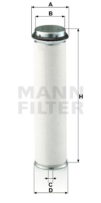 Sekundärluftfilter MANN-FILTER (CF 811) 