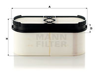 Air Filter MANN-FILTER (CP 49 001) 