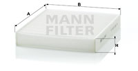 Filter, Innenraumluft MANN-FILTER (CU 2440), VOLVO, FORD, S40 II, Focus II Turnier, Focus II, Focus C-Max, C30, V50, Focus II Stufenheck, Focus II Cabriolet, C70 II Cabriolet 