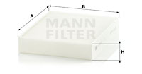 Filter, Innenraumluft MANN-FILTER (CU 25 001), BMW, ALPINA, 3er Touring, 4 Coupe, 3 Gran Turismo, 3er, 2 Coupe, 4 Gran Coupe, 4 Cabriolet, 1er, B3, B3 Kombi, B4 Coupe, B4 Cabriolet, D3, D3 Kombi, 2 Cabriolet, D4 Coupe, D4 Cabriolet 