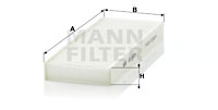 Filter, Innenraumluft MANN-FILTER (CU 2623), NISSAN, Pathfinder III 