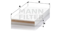 Filter, Innenraumluft MANN-FILTER (CU 50 102) 