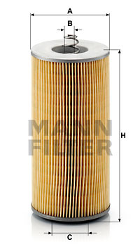 Filtre à huile MANN-FILTER (H 12 110/2 x) 