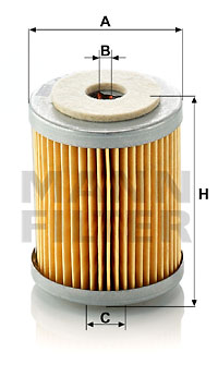 Fuel filter MANN-FILTER (P 609) 