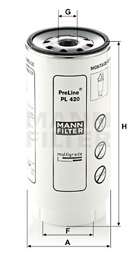Kraftstofffilter MANN-FILTER (PL 420 x) 