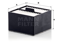 Fuel filter MANN-FILTER (PU 911) 