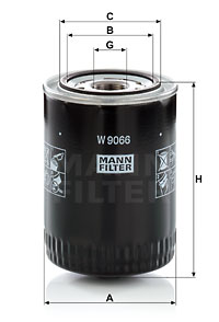 Ölfilter MANN-FILTER (W 9066) 