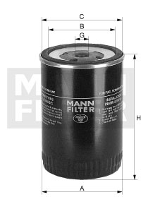 Fuel filter MANN-FILTER (WDK 11 102/10) 