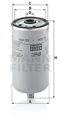 Kraftstofffilter MANN-FILTER (WDK 725) 