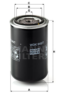 Kraftstofffilter MANN-FILTER (WDK 940/7) 