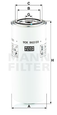 Kraftstofffilter MANN-FILTER (WDK 962/20) 