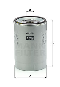 Filtro carburante MANN-FILTER (WK 1070 x) 