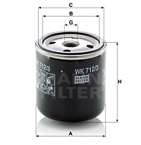 Kraftstofffilter MANN-FILTER (WK 712/3) 