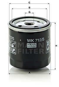 Kraftstofffilter MANN-FILTER (WK 712/5) 