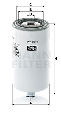 Kraftstofffilter MANN-FILTER (WK 9010) 