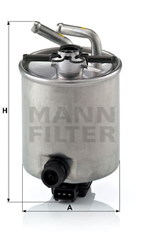 Kraftstofffilter MANN-FILTER (WK 9011), NISSAN, Pathfinder III 