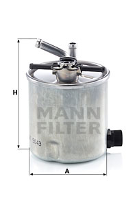 Kraftstofffilter MANN-FILTER (WK 9043) 