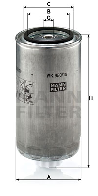 Kraftstofffilter MANN-FILTER (WK 950/19) 