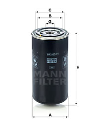 Kraftstofffilter MANN-FILTER (WK 950/21) 