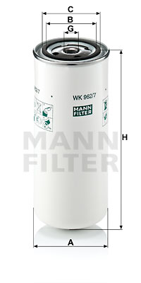 Kraftstofffilter MANN-FILTER (WK 962/7) 