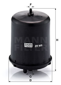 Ölfilter MANN-FILTER (ZR 905 z) 