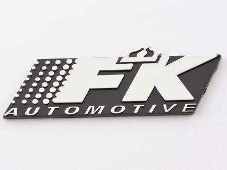 Sticker chroom 3D auto sticker 3D FK Automotive Logo chroom 