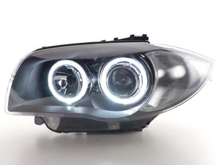 Scheinwerfer Set Daylight LED TFL-Optik BMW 1er E81/E87  04- schwarz 