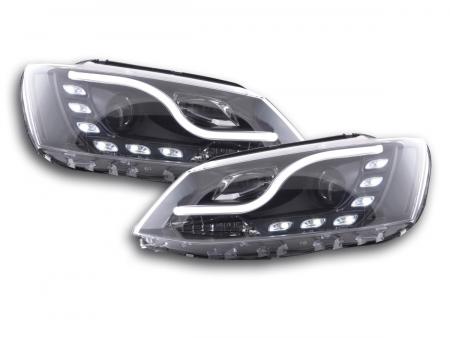 Scheinwerfer Set Daylight LED Tagfahrlicht VW Jetta 6  11- schwarz 
