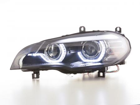 Xenon Scheinwerfer Set LED Tagfahrlicht BMW X5 E70  06-10 schwarz 