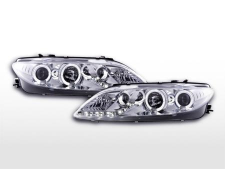 Scheinwerfer Set Daylight LED TFL-Optik Mazda 6 02-07 chrom 