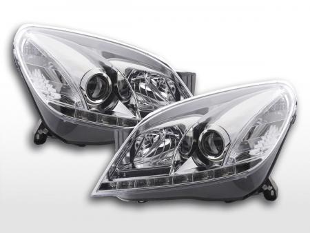 Reflektory dzienne Światła do jazdy dziennej LED Opel Astra H 2004-2009 chromowane 