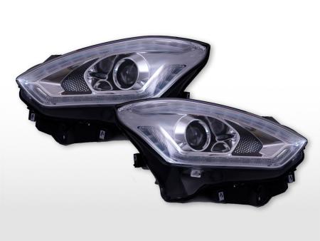 LED Scheinwerfer Set LED Tagfahrlicht Suzuki Swift RZ/AZ Bj. ab 17 Rechtslenker chrom 