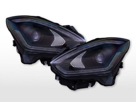LED headlight set LED daytime running lights Suzuki Swift RZ/AZ year from 17 right-hand drive black 
