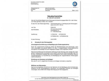 TUV Certificate Fee 