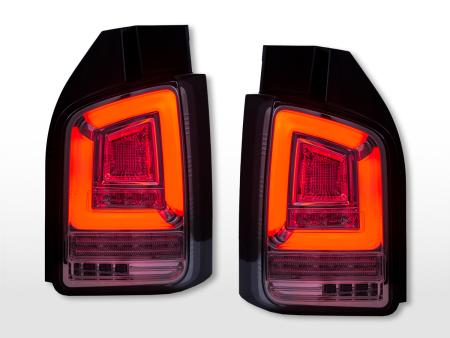 LED taillight set VW T5 year 10-15 facelift chrome 