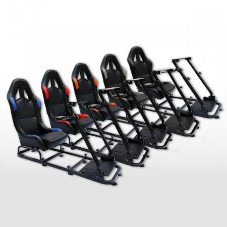 FK scaun de joc scaun de joc simulator de curse eGaming Scaune piele artificială Monaco [diferite culori] 